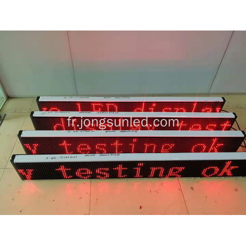 Panneau mobile de message texte LED intérieur rouge